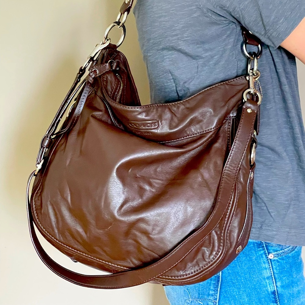 Coach leather bag - Picture 3 of 12